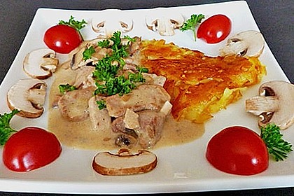 Geschnetzeltes Kalbfleisch Zürcher Art 2