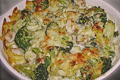 Nudel - Lachs - Auflauf mit Brokkoli 4