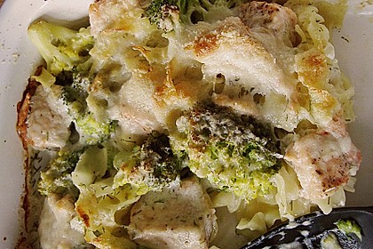 Nudel - Lachs - Auflauf mit Brokkoli 5