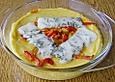 Paprika - Polenta mit Gorgonzola