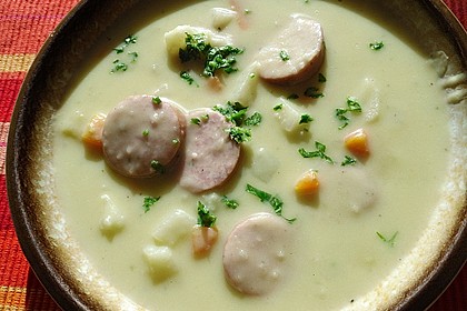 Kohlrabisuppe mit Kartoffeln 1