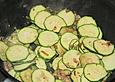 Zucchini - Lachs - So&szlig;e zu Bandnudeln