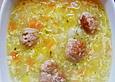 Gem&uuml;sesuppe mit Fleischkl&ouml;&szlig;chen