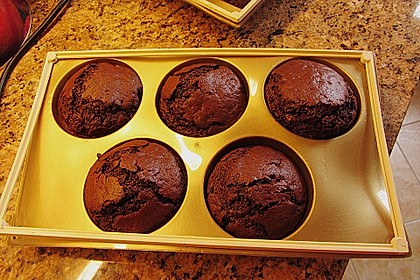 Schokomuffins mit Zartbitterschokolade 5