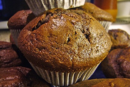 Schokomuffins mit Zartbitterschokolade 3
