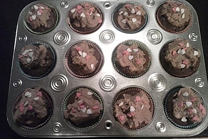 Schokomuffins mit Zartbitterschokolade 9