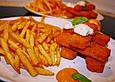 Fischst&auml;bchen mit Pommes