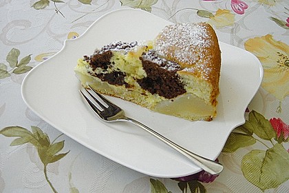 Birnen - Buttermilchkuchen mit Schokozupfen 1