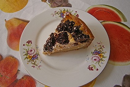 Birnen - Buttermilchkuchen mit Schokozupfen 4