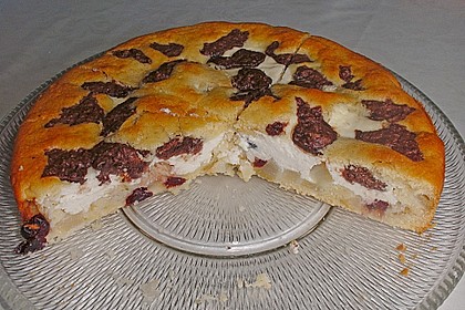 Birnen - Buttermilchkuchen mit Schokozupfen 11