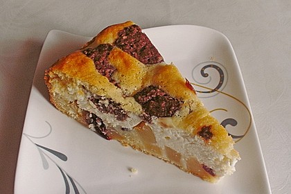 Birnen - Buttermilchkuchen mit Schokozupfen 12