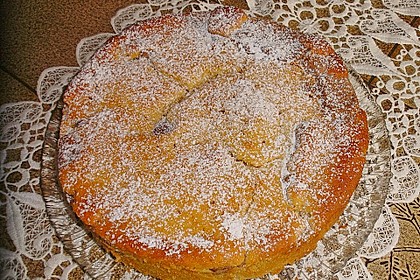 Birnen - Buttermilchkuchen mit Schokozupfen 13