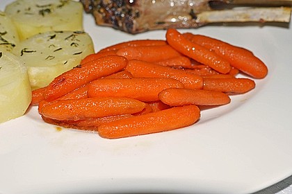 Glasierte Möhren 3