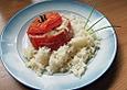 Gebackene Hackfleisch - Tomaten