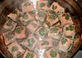 Lachs - P&auml;ckchen mit Asien - Pesto