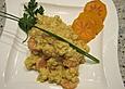 Blumenkohl - Linsen - Curry mit Kaki