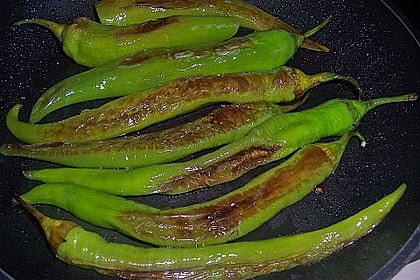 Peperoni gegrillt