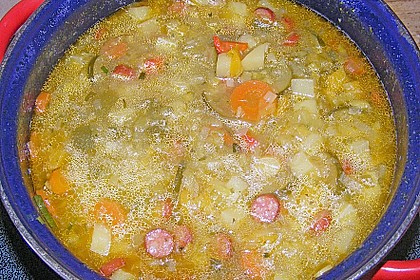 Schnelle Minestrone 1
