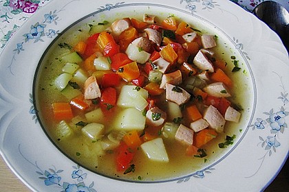 Schnelle Minestrone 4