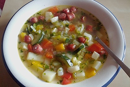 Schnelle Minestrone 5