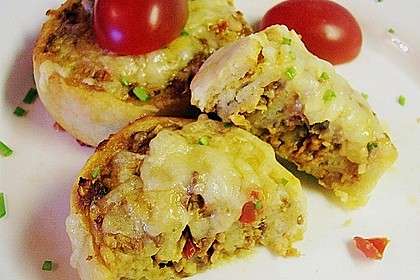 Pizzaschnecken mit  Hackfleischf&uuml;llung 6