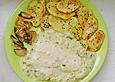Pangasius in Meerrettichsauce mit Schwarzk&uuml;mmel - Kartoffeln