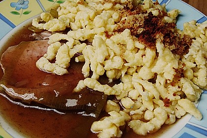 Fr&auml;nkischer Schweinebraten mit dunkler Brotso&szlig;e 7