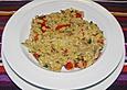 Couscous - Gem&uuml;se - Pfanne mit leichter K&auml;sesauce