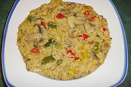 Couscous - Gem&uuml;se - Pfanne mit leichter K&auml;sesauce 1
