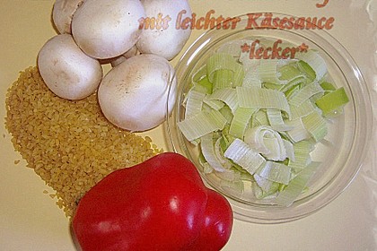 Couscous - Gem&uuml;se - Pfanne mit leichter K&auml;sesauce 2