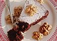 Schokoladen - Kuchen mit Pellkartoffeln