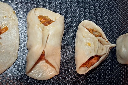 Herbst - Manti mit S&uuml;&szlig;kartoffeln und Hokkaido - K&uuml;rbis 1