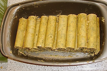 Cannelloni mit Puten - Spinat - Lauchf&uuml;llung 2
