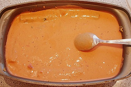Cannelloni mit Puten - Spinat - Lauchf&uuml;llung 3