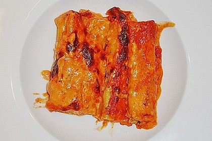 Cannelloni mit Puten - Spinat - Lauchf&uuml;llung 6
