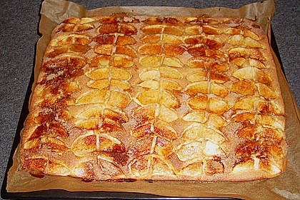 Apfelkuchen ohne Fett