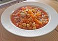 Kichererbsensuppe mit Putenfleisch