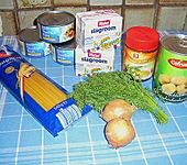 Spagetti in Thunfischso&szlig;e mit Artischokenherzen (Bild)