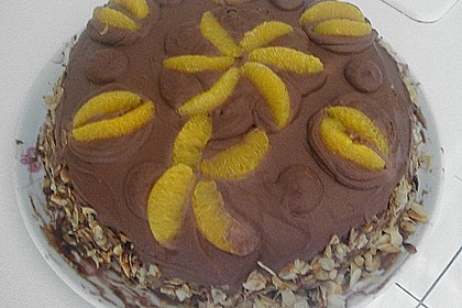 Nougat - Orangencreme - Torte 14