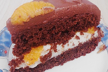 Nougat - Orangencreme - Torte 15