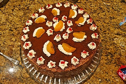 Nougat - Orangencreme - Torte 6