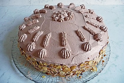 Nougat - Orangencreme - Torte 2