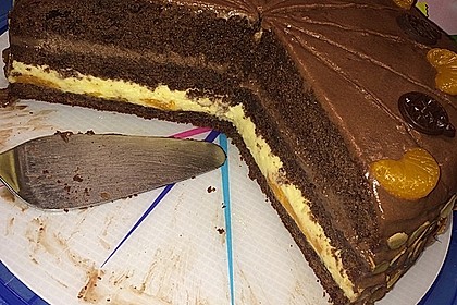 Nougat - Orangencreme - Torte 3