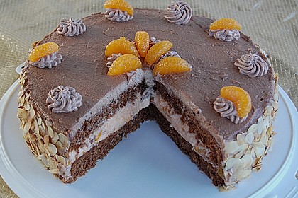Nougat - Orangencreme - Torte 1