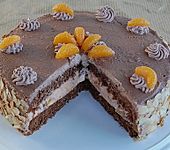 Nougat - Orangencreme - Torte (Bild)