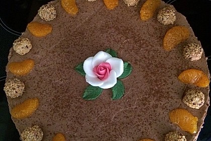 Nougat - Orangencreme - Torte 8