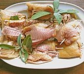 Saltimbocca von der Forelle (Bild)