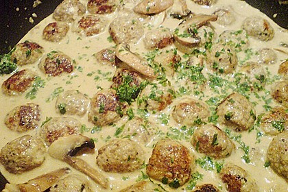 Illes Pilzfleischb&auml;llchen mit Makkaroni 1