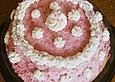 Quertorte mit Himbeeren