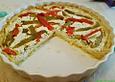 Paprika - Ziegenfrischk&auml;se - Tarte